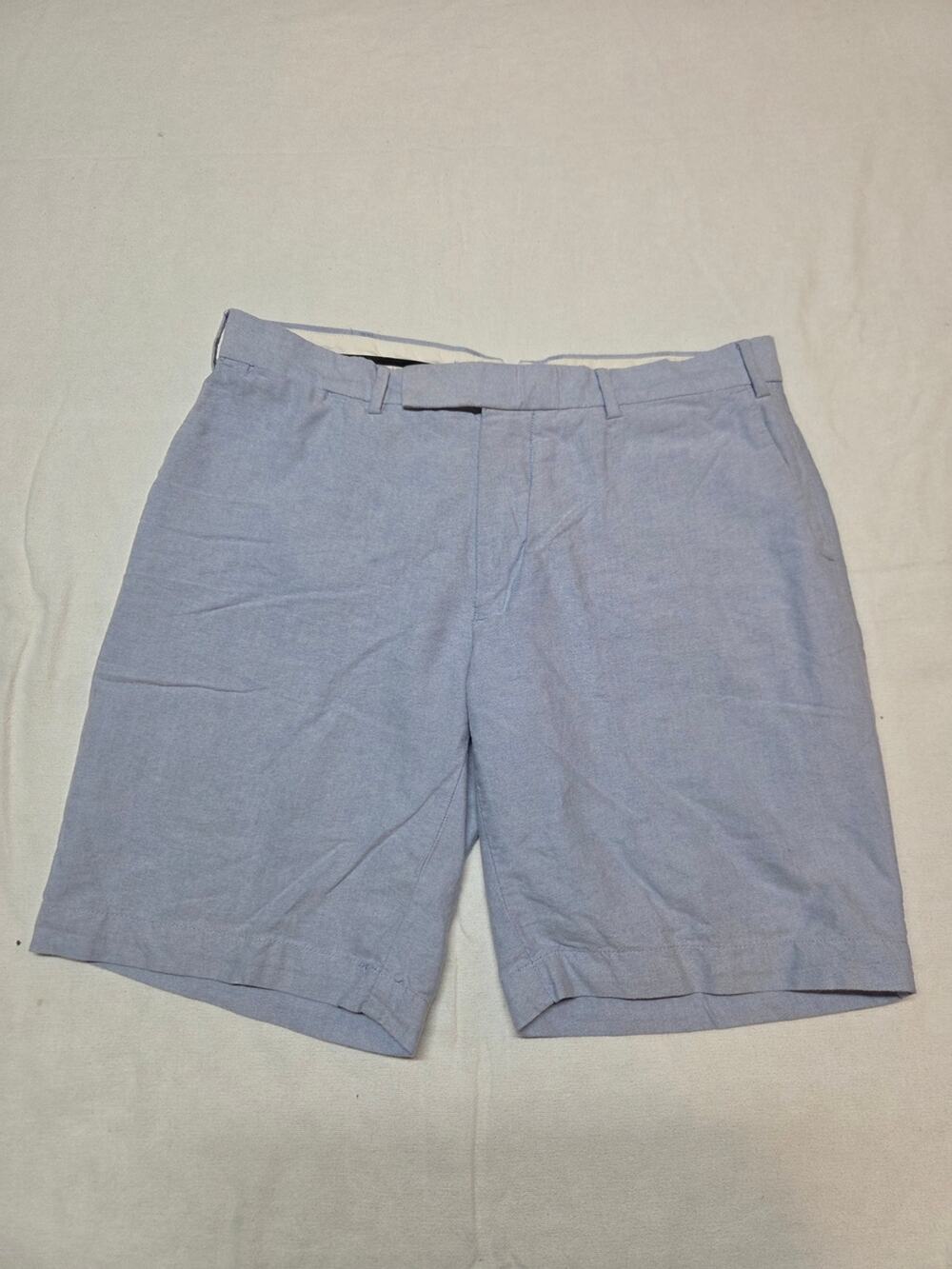 Polo by Ralph Lauren Men’s Light Blue Flat-Front Shorts